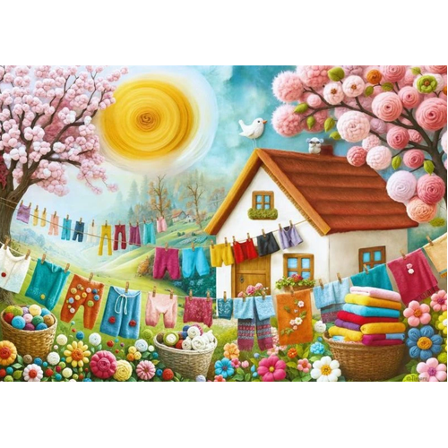 Cherry Pazzi - Woollen Meadow Puzzle 1000pc