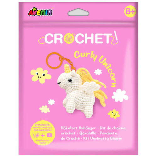 Avenir - Crochet Keychain - Unicorn