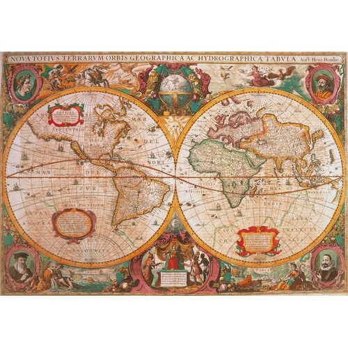 Clementoni - Old Map Puzzle 1000pc