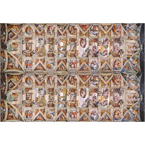 Clementoni - Michaelangelo - The Sistine Chapel Ceiling Panorama Puzzle 1000pc