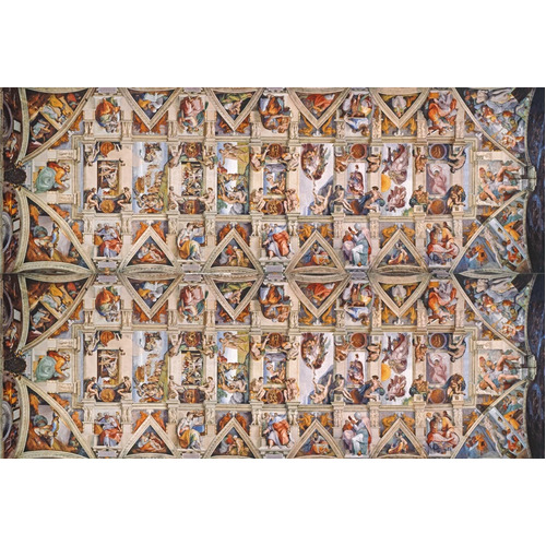 Clementoni - Michaelangelo - The Sistine Chapel Ceiling Panorama Puzzle 1000pc