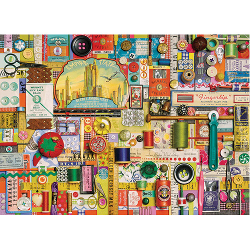 Cobble Hill - Sewing Notions Puzzle 1000pc