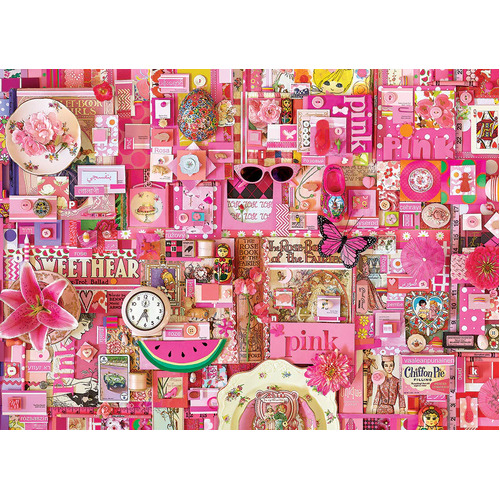 Cobble Hill - Rainbow Project Pink Puzzle 1000pc