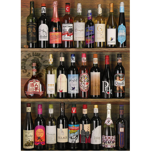 Cobble Hill - Wine Alphabet Puzzle 1000pc