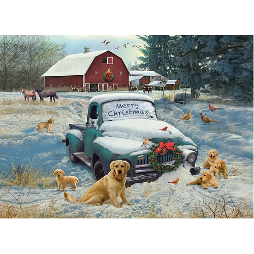 Cobble Hill - Merry Christmas Puzzle 1000pc