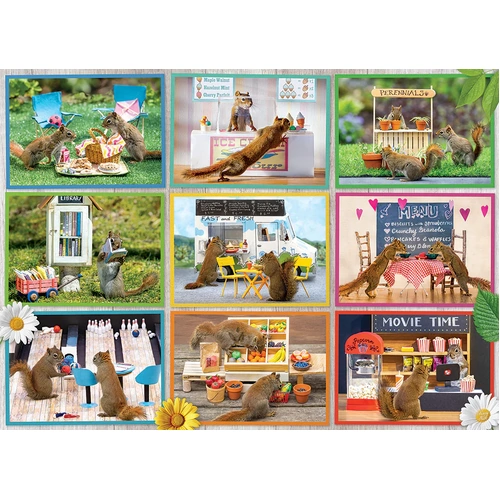 Cobble Hill - Squirrels Around Town Puzzle 1000pc