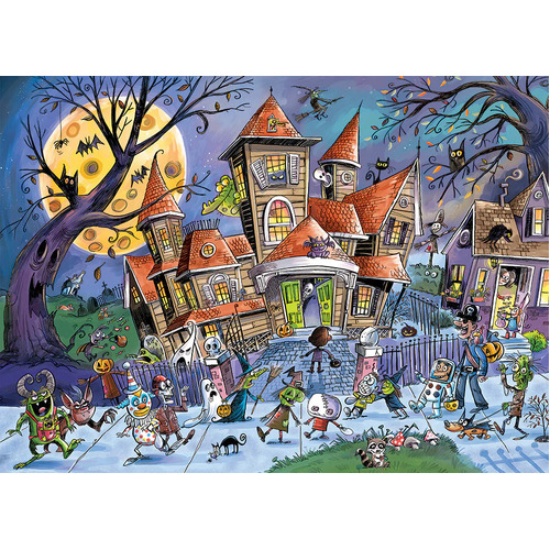 Cobble Hill - Haunted House Family Puzzle 350pc