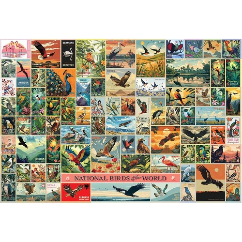 Cobble Hill - National Birds Of World Puzzle 2000pc