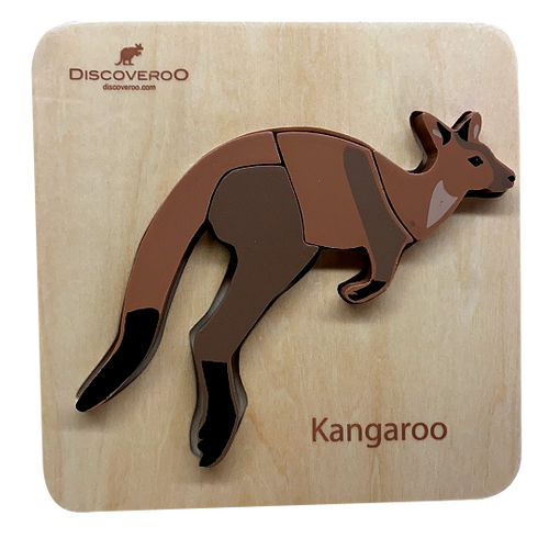 Discoveroo - Kangaroo Chunky Puzzle