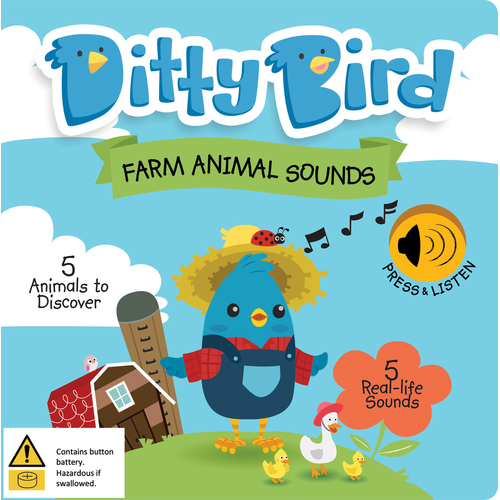 Ditty Bird - Farm Animals Sound Board Book
