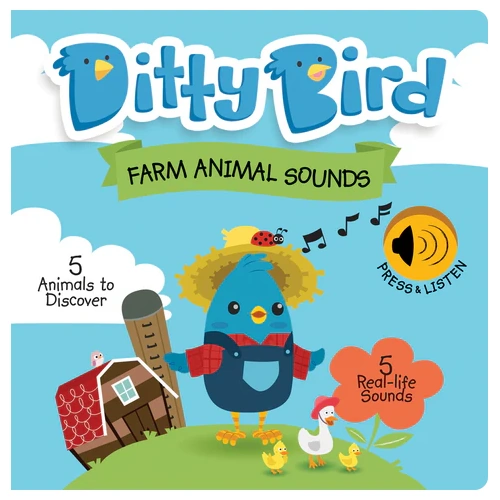 Ditty Bird - Farm Animals Sound Board Book