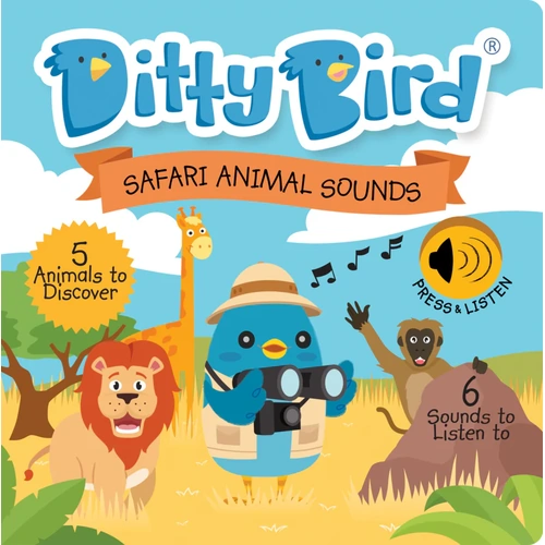 Ditty Bird - Safari Animal Sounds Board Book