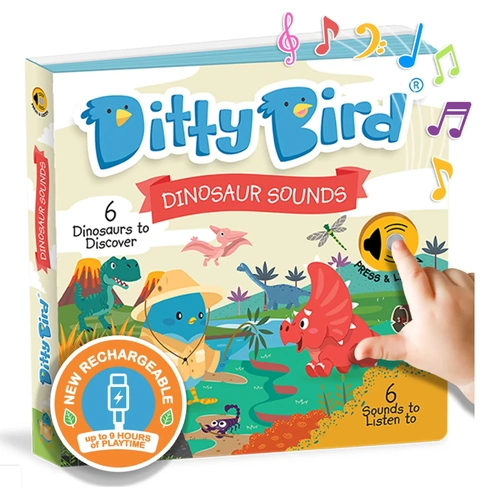 Ditty Bird - Dinosaur Sounds Board Book