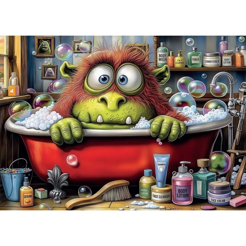 Delfy - Monster's Beauty Routine Puzzle 1000pc