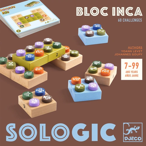 Djeco - Bloc Inca Sologic Game (DAMAGED BOX)