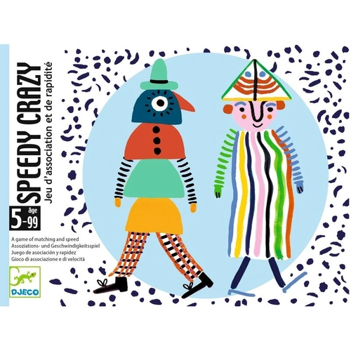Djeco - Speedy Crazy Fast Matching Card Game