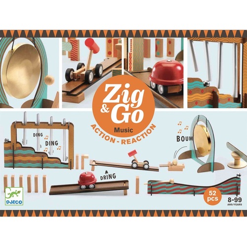 Djeco - Zig & Go Music 52pc (DAMAGED BOX)