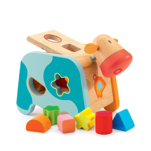Djeco - Maggy Shape Sorting Cow