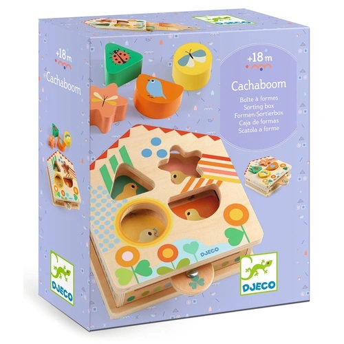 Djeco - Cacaboom Shape Sorting Box (DAMAGED BOX)