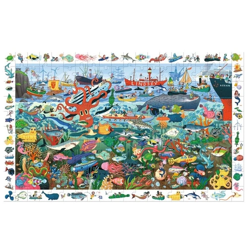 Djeco - Secrets Of The Sea Observation Puzzle 200pc