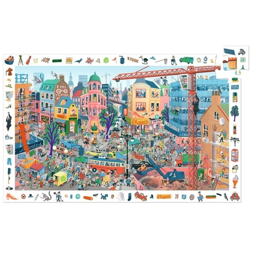 Djeco - The City Observation Puzzle 200pc (DAMAGED BOX)