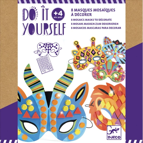 Djeco - Do It Yourself Jungle Animal Masks