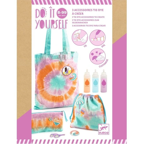Djeco - Do It Yourself Tie Dye Bag Kit