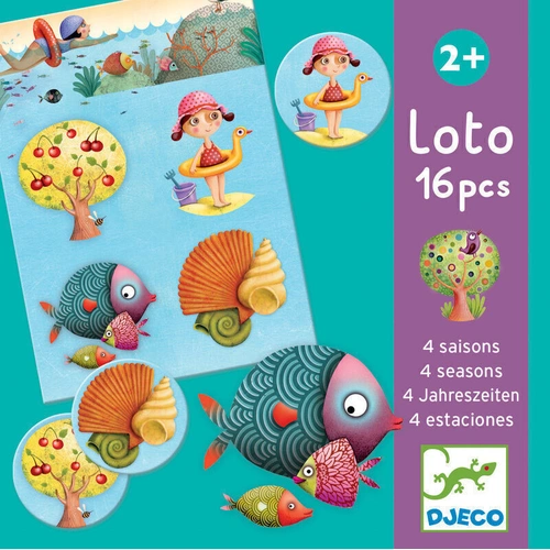 Djeco - 4 Seasons Lotto Game