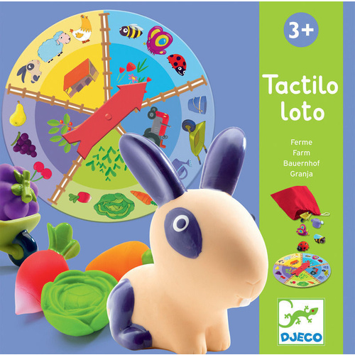 Djeco - Tactilo Loto Farm