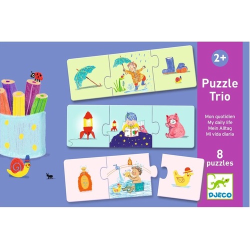 Djeco - My Daily Life Trio Puzzle (DAMAGED BOX)