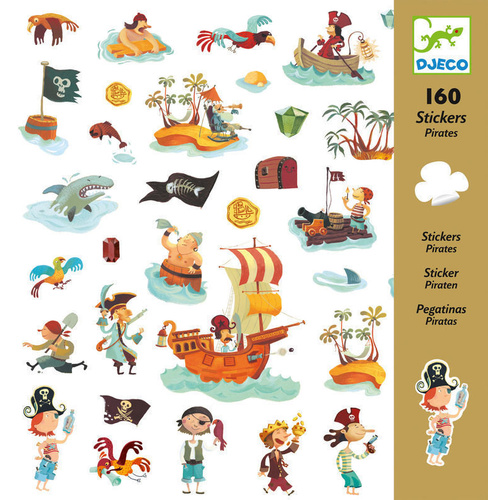 Djeco - Pirate Stickers