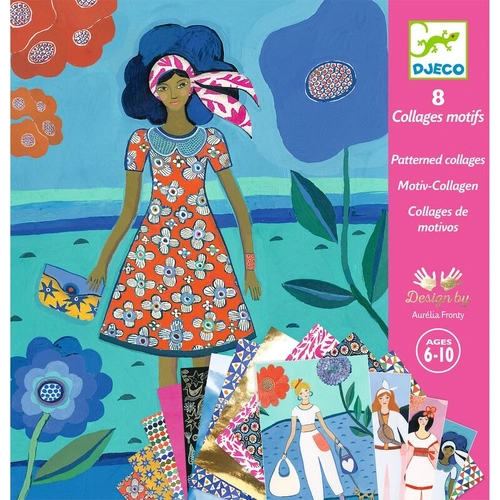 Djeco - Trend Fashion Patterned Collage
