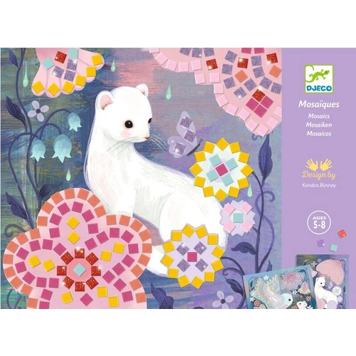 Djeco - Woodland Foam Mosaic Collage Craft Kit