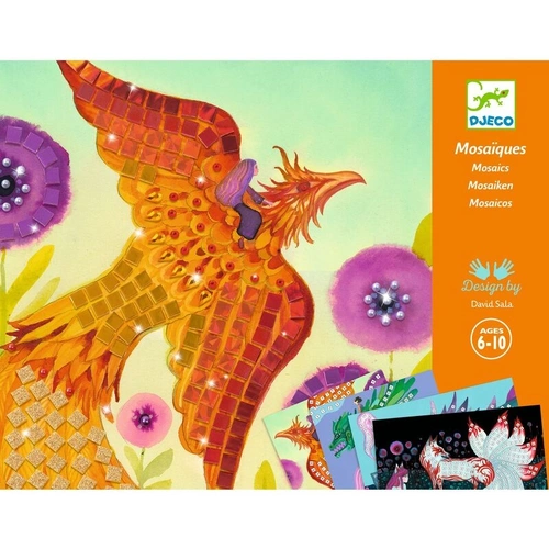 Djeco - Mythical Creatures Collage Mosaic Set
