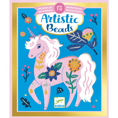 Djeco - Artistic Beads Flowers and Fur