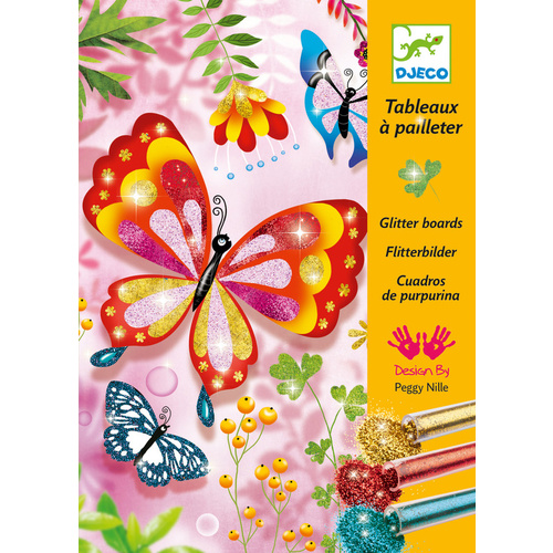Djeco - Glitter Boards Butterflies