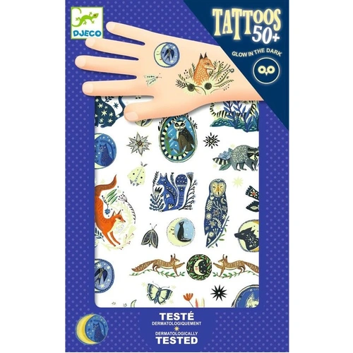 Djeco - Nighttime Glow in the Dark Tattoos