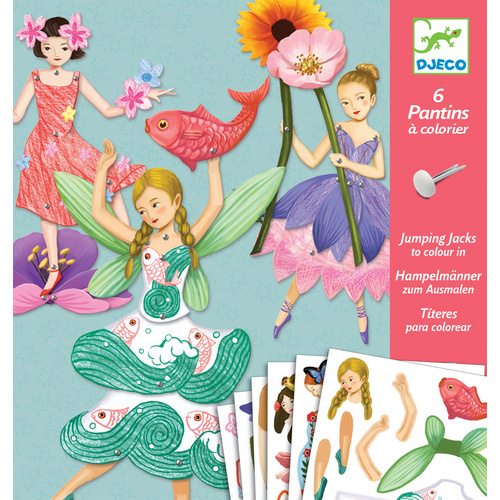 Djeco - Fairies Paper Puppets