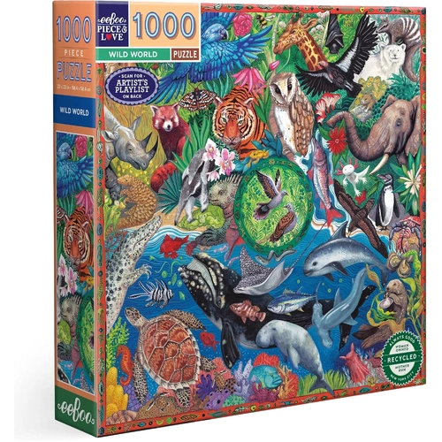 eeBoo - Wild World Puzzle 1000pc