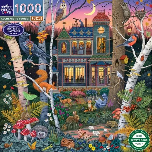 eeBoo - Alchemist's Forest Puzzle 1000pc (DAMAGED BOX)