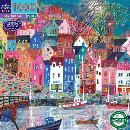eeBoo - Scottish Isle Puzzle 1000pc