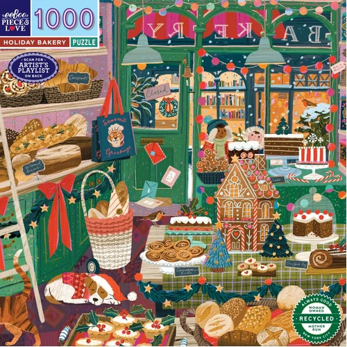 eeBoo - Holiday Bakery Puzzle 1000pc