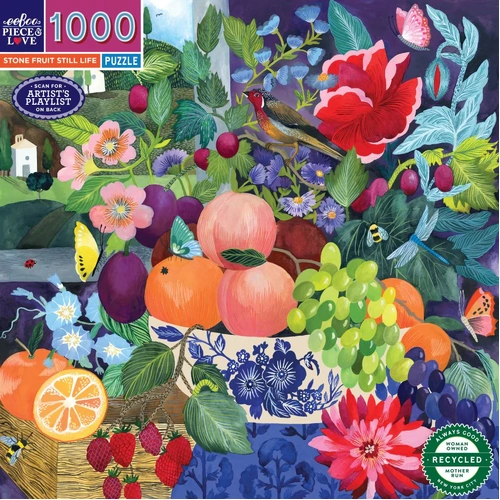 eeBoo - Stone Fruit Puzzle 1000pc