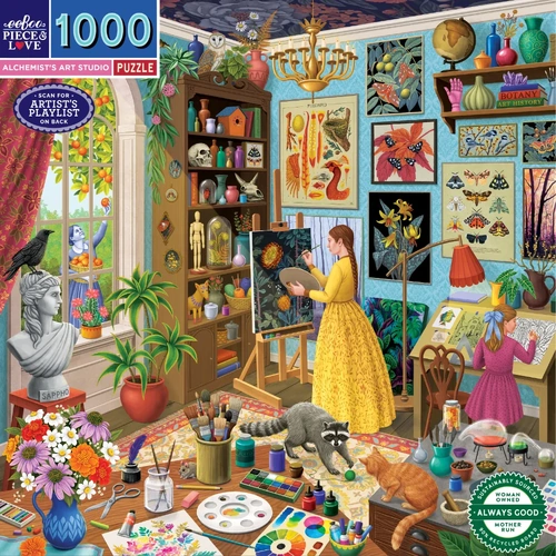eeBoo - Alchemist's Art Studio Puzzle 1000pc