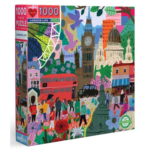 eeBoo - London Life Puzzle 1000pc