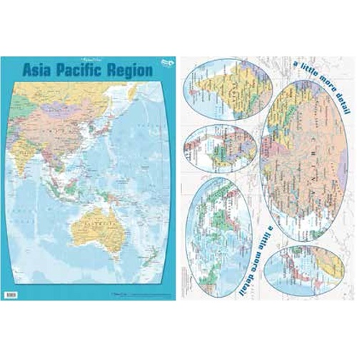 Gillian Miles - Asia Pacific Region Double Sided Wall Chart
