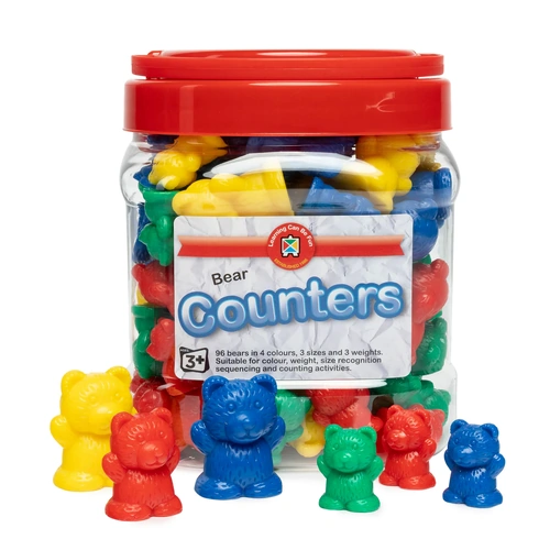 Learning Can Be Fun - Counters Bears (96 pieces)