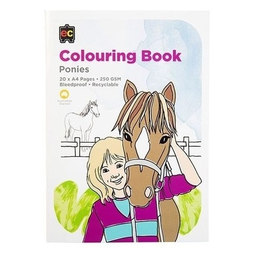 EC - Ponies Colouring Book