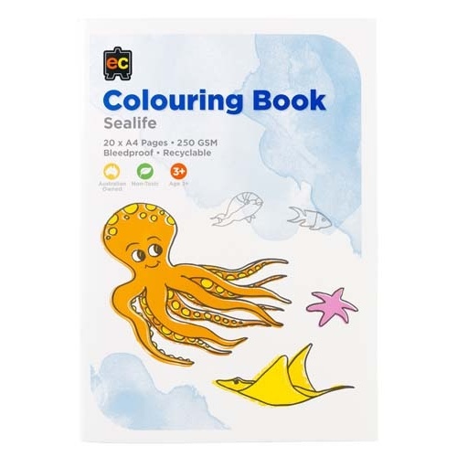 EC - Sealife Colouring Book
