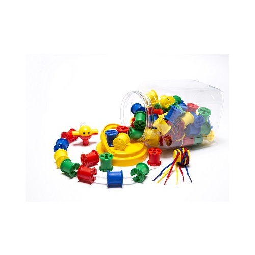 Learning Can Be Fun - Counters Cotton Reels (80 pieces)
